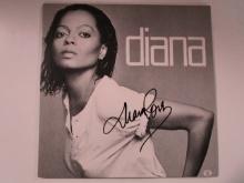 Diana Ross signed autographed record album cover PAAS COA 279