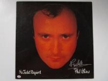 Phil Collins "No Jacket Required" signed autographed record album cover PAAS COA 271