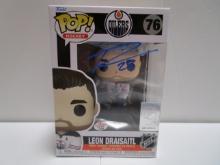 Leon Draisaitl of the Edmonton Oilers signed autographed Funko Pop Figure PAAS COA 668