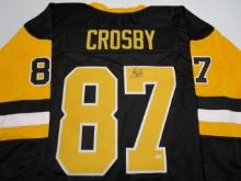 Sidney Crosby of the Pittsburgh Penguins signed autographed hockey jersey PAAS COA 412