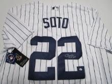 Juan Soto of the NY Yankees signed autographed baseball jersey PAAS COA 701