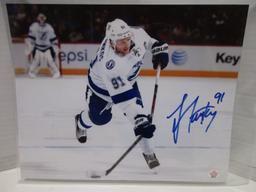 Steven Stamkos of the Tampa Bay Lightning signed autographed 8x10 photo PAAS COA 427