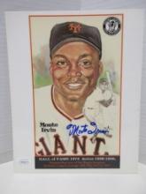 Monte Irvin of the San  Ffrancisco Giants signed autographed 8x10 photo JSA COA 741