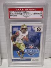 Dalvin Cook 2017 Panini Score ROOKIE #8 graded PAAS Gem Mint 10