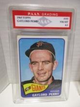Gaylord Perry Giants 1965 Topps #193 graded PAAS NM-MT 8.5