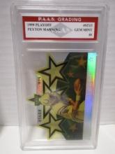 Peyton Manning Colts 1999 Playoff #ST13 graded PAAS Gem Mint 10