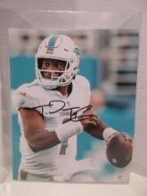 Tua Tagovailoa of the Miami Dolphins signed autographed 8x10 photo PAAS COA 925