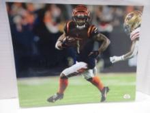Ja'Marr Chase of the Cincinnati Bengals signed autographed 8x10 photo PAAS COA 576
