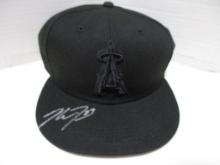 Mike Trout of the LA Angels signed autographed baseball hat PAAS COA 889