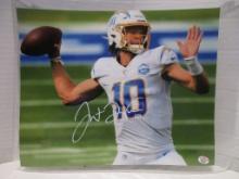 Justin Herbert of the LA Chargers signed autographed 8x10 photo PAAS COA 515