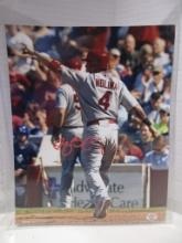 Yadier Molina of the St Louis Cardinals signed autographed 8x10 photo PAAS COA 176