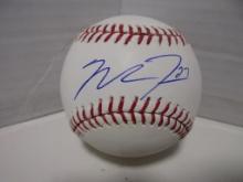 Mike Trout of the LA Angels signed autographed official ROMLB baseball PAAS COA 255