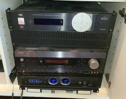 Panamax M5300-PM, Runco Digital video recorder and Interga Wide Range Amp