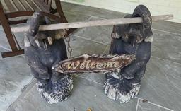 Double Elephant welcome sign