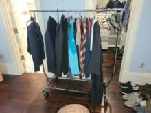 Clothing Rolling Rack