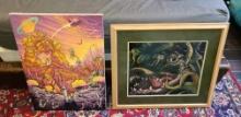Artwork - Dragon and out of this world piece-