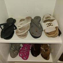 Designer sandels - Louis Vuitton and others