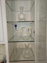 Glass Decanters & Other Items