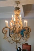 Seashell 12 light Chandelier - 48 in Length
