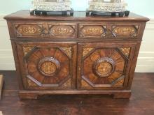 Antique Wooden Chest 56 in L x 46 in H