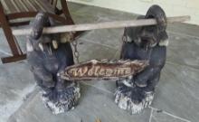 Double Elephant welcome sign