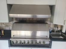 Wolf 8 burner Barbq Grill and hood