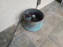 Metal Hose bucket - lot of 2