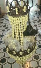 Beads and metal Chandelier