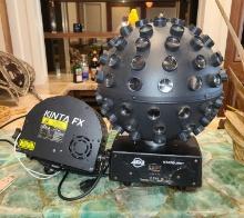 Starburst Disco Light and Chauvet DJ Kinta Fx laser light