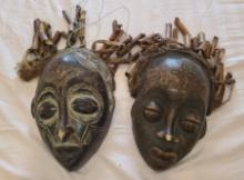 hand Carved African Masks