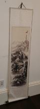 Chinese Scroll and 3 animal Coat wall  hanger - need pegs