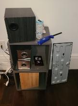 Wooden Boxes and speakers