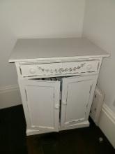 White washed Rustic style cabinet - 26 l x 32 in Tall