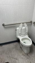 4 wall mount stainless steel handicap rails four
