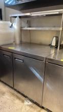 Defield 48 inch two door under counter cooler