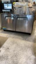 60 inch under counter stainless steel freezer