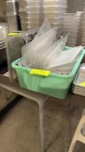 Lot of CAMBRO and stainless steel lids assorted
