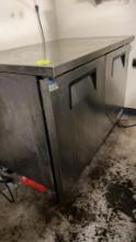 True 48 inch under counter freezer with two doors