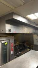 10 foot hood depot oil stainless steel hood with