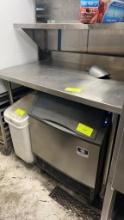 Stainless steel work table 48 inches wide by 30