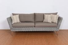 BRAND NEW ORIGINAL PACKAGING 84" - 3-SETER SOFA PETAN AND ALUMINUM FRAME