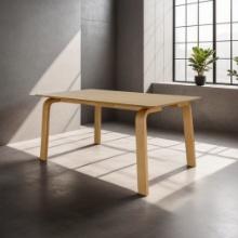 BRAND NEW ORIGINAL PACKAGING INDOOR 63" TABLE OAK COLOR