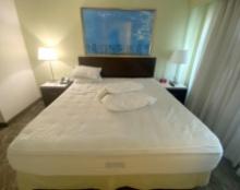 Complete Kingsize Bedroom Suite - Includes King Size Bed, (2) LG Flat Screen Televisions, Desk and E