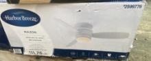 New, In Box Harbor Breeze Mazon Three Blade LED Lighted Ceiling Fan