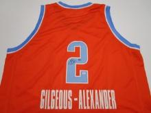 Shai Gilgeous-Alexander of the OKC Thunder signed autographed basketball jersey PAAS COA 501