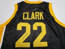 Caitlin Clark of the Iowa Hawkeyes signed autographed black basketball jersey PAAS COA 974
