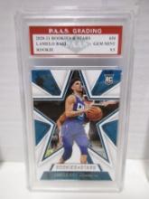 La Melo Ball Hornets 2020-21 Rookie & Stars ROOKIE #654 graded PAAS Gem Mint 9.5