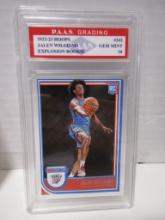 Jalen Williams Thunder 2022-23 Hoops Explosion ROOKIE #242 graded PAAS Gem Mint 10