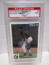 Michael Jordan White Sox 1994 Collectors Choice #23 graded PAAS Mint 9