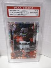Ja'Marr Chase Bengals 2022 Mosaic Montage Prizm #M-23 graded PAAS Gem Mint 10